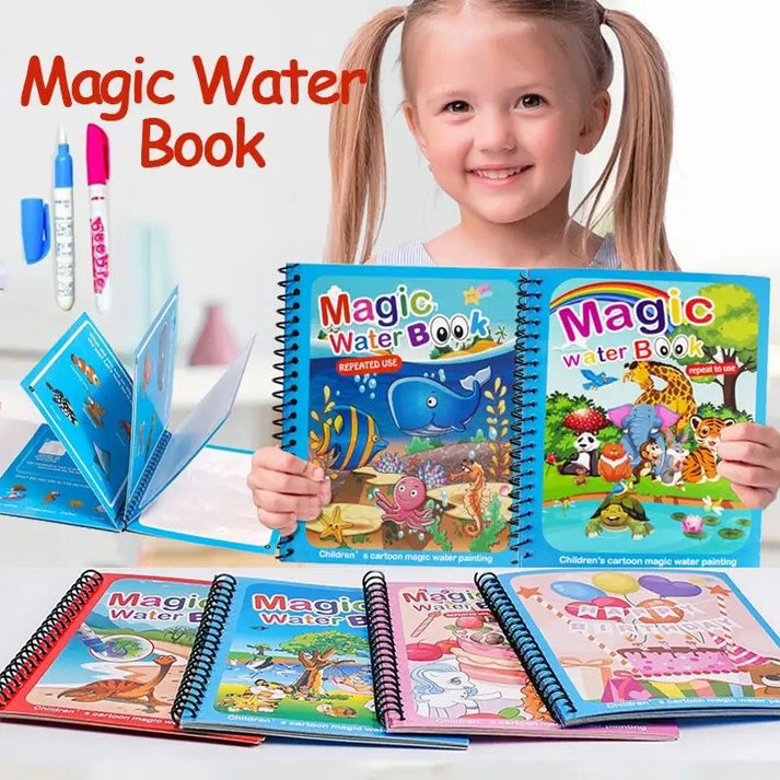 Water Magic Book (Set of 2 Books with 2 Pens)
