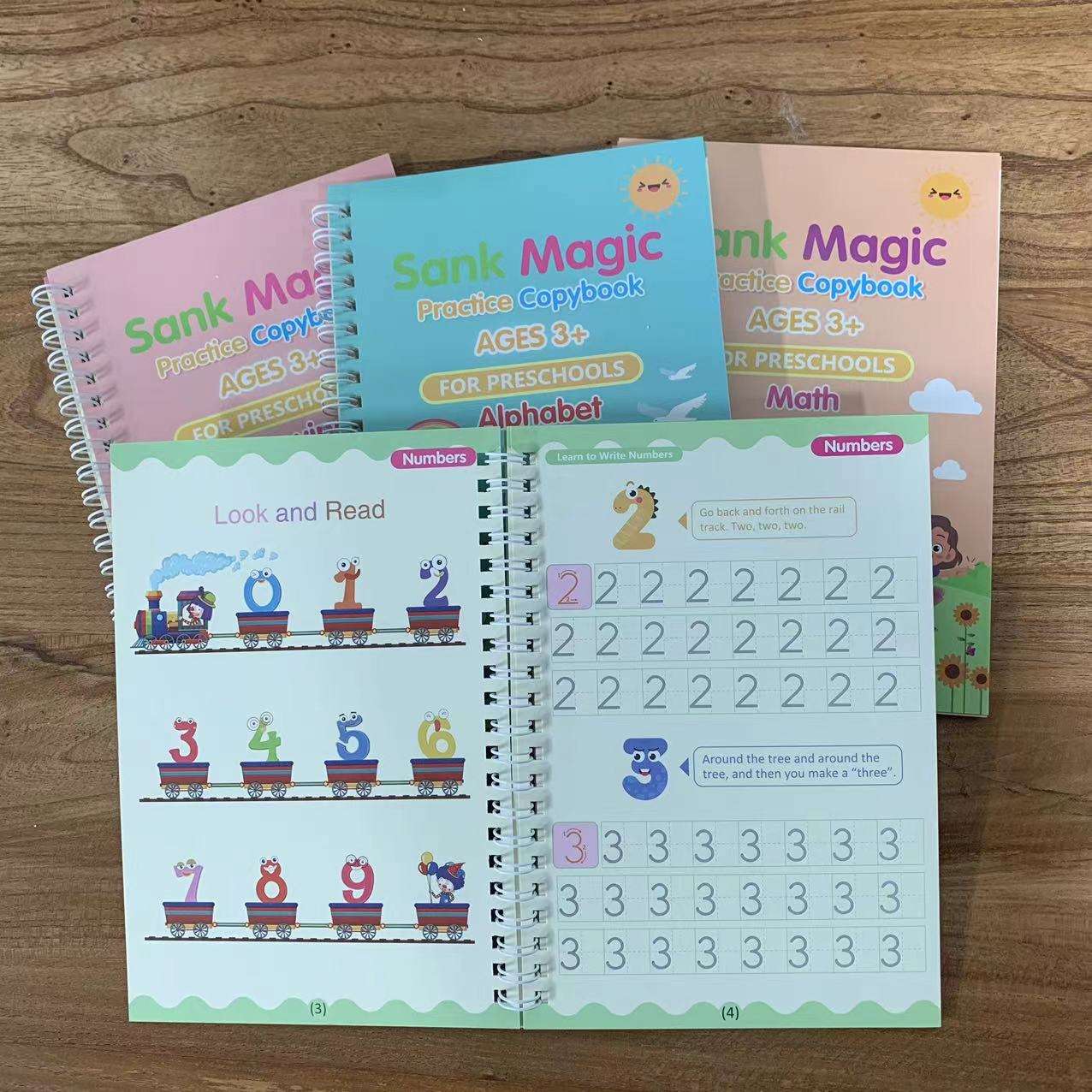 Water Magic + Sank Books Bundle – Kids’ Reusable Learning Fun